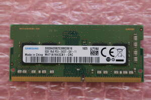 ★送料無料★SAMSUNG ノート用8GBメモリー 1Rx8 PC4-2400T-SA1-11 M471A1K43CB1-CRC 1825-03【複数あり】