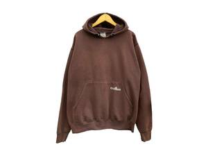 Carhartt (カーハート) 90s フーディー パーカー ワンポイント スウェットパーカー L ブラウン メンズ/009