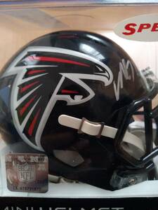 Michael Vick マイケルヴィック Autographed NFL Mini Helmet 直筆サイン 正規品 Fanatics ミニヘルメット アメフト auto