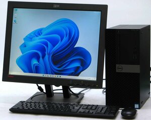 DELL Optiplex 7060-8700MT ■ 20インチ 液晶セット■i7-8700/SSD+HDD/16G/DVDマルチ/GeForce GTX745/第8世代/最新OS搭載 ゲーミングデスク