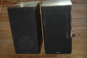 ちょい古のスピーカー ペア デノン DENON [SC-R55]　used/OK品　検) 3WAY(TWEETER:16mm MID:80mm WOOFER:220mm) 45Hz~45kHz 150Watts 6Ω 