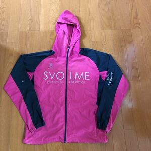 SVOLME パーカー トラックジャケット Sサイズ スボルメ プリント剥がれあり