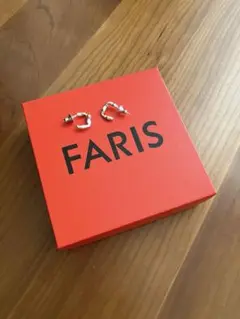 FARIS ファリス　シルバーフープピアス