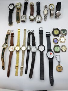 1円～腕時計　メンズ時計レディース時計　ジャンク品 おまとめ23点　不動品　fossil BURENビューレン seiko セイコー smashi 現状渡しJ852