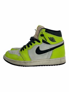 NIKE◆AIR JORDAN 1 RETRO HIGH OG_エアジョーダン 1 レトロ ハイ OG/24.5cm/YLW