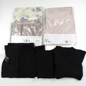 未使用 GRL グレイル 線画花柄 浴衣 トップス パンツ セット #20342 レディース まとめ売り