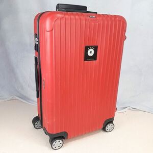 【廃盤】RIMOWA リモワ DFB WELTMEISTER 2014 SALSA DELUXE サルサデラックス 61L 4輪 TSAロック VictoryRed ビクトリーレッド 赤 キャリー