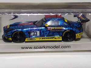 新品 1/43 スパーク SPARK Mercedes-Benz SLS AMG GT3 No.33 nur 24h 2015 10th Team Premio K.Heyer、P.Frommenwiler、R.Huff、C.Krognes