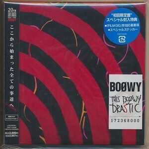 ＊中古CD+DVD BOOWY/THIS BOOWY DRASTIC 2007年作品初回限定盤仕様DVD付き2枚組仕様 ステッカー付き デジタルリマスター仕様 氷室京介