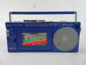 36/Ω253★SANYO(サンヨー）ラジオ カセット レコーダー MR-SS1★日本製★ジャンク品扱い★昭和レトロラジカセ