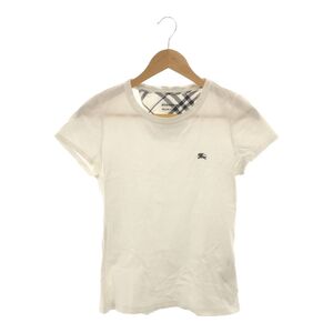 美品 BURBERRY BLUE LABEL バーバリー Tシャツ 38 綿100％ 半袖 レディース AO2055A58