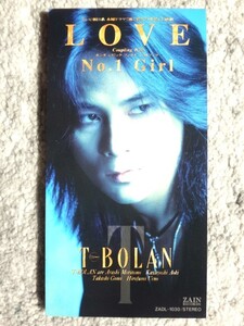 a【 T-BOLAN / LOVE ・No.1 Girl 】8cmCD CDは４枚まで送料１９８円