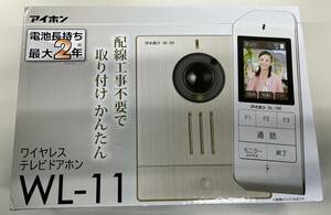 (新品)(未使用) アイホン ワイヤレステレビドアホン WL-11 セキュリティ インターホン 玄関 カメラ 保管品 画像の通り