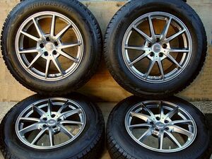 LEXUS/レクサスRX 取り外し　軽量アルミ＆235/65R18 ブリヂストンDM-V2 バリ中古4本SET　8J+33 114.3 18インチ