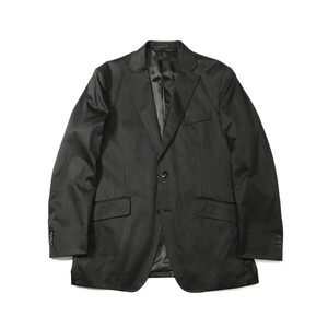 [タグ付未使用品] UNIQLO ユニクロ 定価7990円 ストライプ ジャケット XL ブラック テーラード ブレザー メンズ フォーマル スーツ