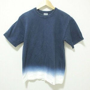美品 kolor BEACON カラービーコン グラデーション 半袖 Tシャツ カットソー 1 ネイビー×ホワイト 112