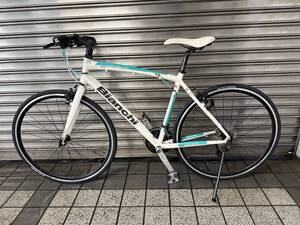 【Bianchi】CAMALEONTE SPORT クロスバイク 51サイズ 3x9s 700x25c ホワイト・チェレステ