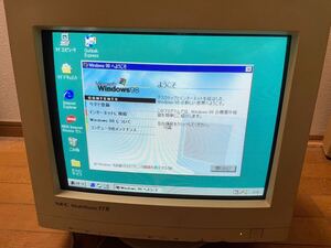 【動作確認済】NEC 17インチCRTモニター MultiSync17Ⅱ（PC-KM173R）