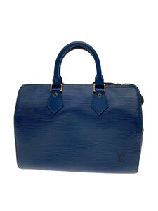 LOUIS VUITTON◆スピーディ25_エピ_BLU/レザー/BLU