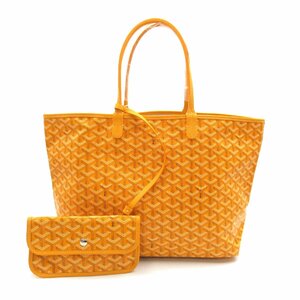 ゴヤール サンルイPM ブランドオフ GOYARD PVCコーティングキャンバス トートバッグ コーティングキャンバス 中