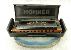 HOHNER ＆ Martin Harmonica Key of G ブルースハープ ホーナー マーティン マーチン G調 箱 中古美品 ドイツ製 made in Germany C Harp