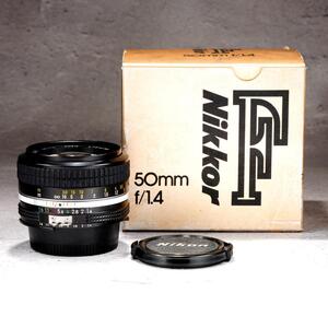 箱付き【極美品】動作◎ ニコン Ai Nikkor 50mm F1.4 498