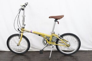 【行董】DAHON ダホン 折り畳み自転車 自転車 イエロー系 サイクリング スポーツ 趣味 アウトドア用品 AX000BPI52