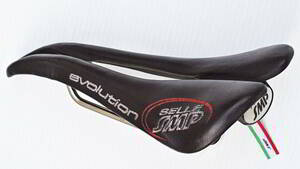 Selle SMP Evolution SMP ・エヴォルーション　レザーサドル　 INOXレール 　黒　　中古