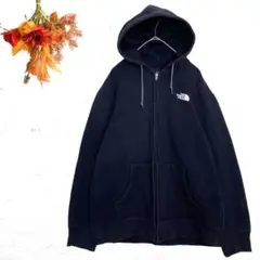 【L】THE NORTH FACE フルジップパーカー バックプリント 裏起毛