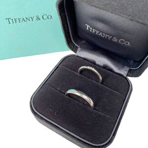 ティファニー Tiffany レディース 3P ダイヤpt950 プラチナ ペア リング