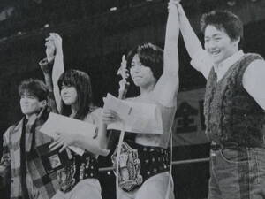 週刊ゴング1986年1月23日号　全日本女子プロレス後楽園ホール大会　３WA世界タッグ王座決定戦・立野記代&山崎五紀VSブル中野&コンドル斉藤