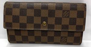 LOUIS VUITTON／ルイヴィトン／ダミエ／TH1001／インターナショナル／長財布