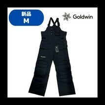 【B-45】size/M　22-23 GOLDWIN　ゴールドウイン Pad Bib G31390PP　サービスマンパンツ　カラー：BKブラック