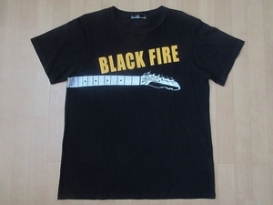 布袋寅泰 40周年 ライブ BLACK FIRE Tシャツ L ZODIAC WORKS ゾディアック ワークス ブラックファイヤー ギター ギタリズム BOOWY COMPLEX