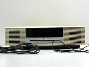 【中古】BOSE ボーズ AWRCCC Wave MusicSystem ウェーブミュージックシステム プラチナムホワイトリモコン無し動作確認（電源オン・オフ）