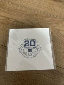 DC SHOE CO USA TWENTY YEARS OF PROGRESSION Sticker ステッカー 未開封 未使用