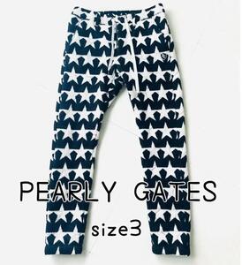 希少 PEARLY GATES パーリーゲイツ 中綿ニットパンツ 3