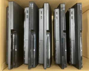 X1171【ジャンク】Sony PlayStation PS3 本体 5台まとめて CECH-2000A CECH-3000A CECH-3000B