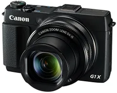 【中古】Canon デジタルカメラ Power Shot G1 X Mark II 光学5倍ズーム F値2.0 ブラック PSG1X MARKII