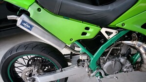 【23】KDX125 サイドカウル サイドカバー KDX125SR カット加工あり