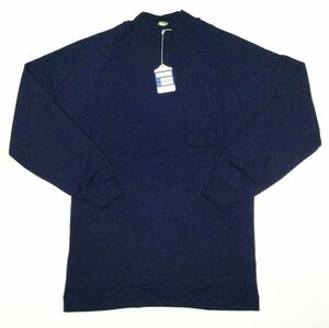 ヴィンテージ未使用品「OPELU」“1031-530” ハイネック ニットソー Navy SIZE:L/M相当 日本製 60