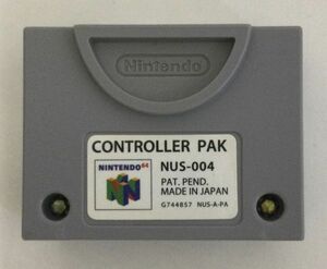 N64 24-004 任天堂 ニンテンドー64 N64 コントローラ パック NUS-004 純正 メモリー アクセサリー パーツ レトロ ゲーム