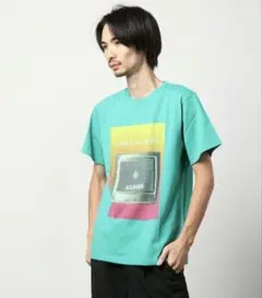 【新品】アールディーズ　メンズ　半袖Tシャツ　グリーン　L