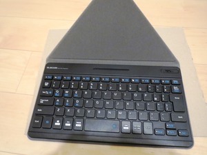 エレコム キーボード Bluetooth パンタグラフ 超薄型 充電式 専用ケーススタンド付き(~12.9対応) ブラック iPad Pro 2020 TK-SLP01BK