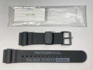 R01X013M9 SEIKO プロスペックス プロフェッショナル 22mm 純正ラバーバンド ブラック 7C46-0AM0用 ネコポス送料無料