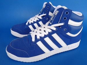 12432■新品 デッド 09年製 adidas TOPTEN アディダス トップテン 青 白 25.5 G07958 フォーラム ビンテージ