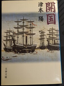 開国　津本陽／著　文春文庫　本 日本史 群像ロマン 江戸 松平忠国 吉田松陰 井伊直弼 徳川家斉 家康 モリソン号事件 ペリー シーボルト