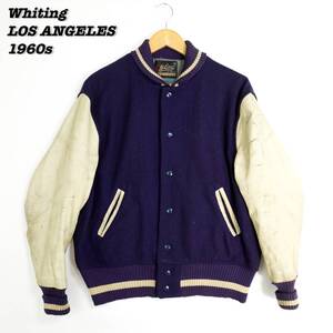 Whiting LOS ANGELES Varsity Jacket 1960s 46 304106 Vintage ホワイティング ロスアンゼルス バーシティージャケット スタジャン