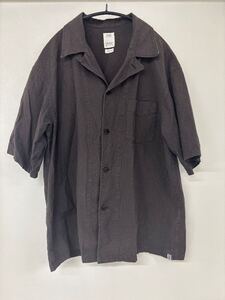 visvim CATSKILL SHIRT S/S 20FW size3 BLACK　