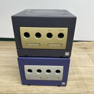 Nintendo GAME CUBE ゲームキューブ 本体のみ セット 2台 NGC DOL-001 ジャンク【管2822X】